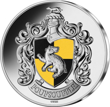 France - Monnaie de Paris Poufsouffle - 10 Euros Argent Couleur FRANCE 2022 (MDP) - Harry Potter