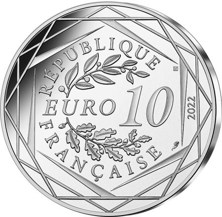 France - Monnaie de Paris Poufsouffle - 10 Euros Argent Couleur FRANCE 2022 (MDP) - Harry Potter