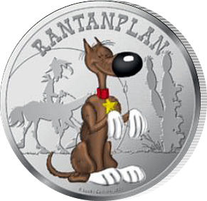 France - Monnaie de Paris Rantanplan - mini-médaille 75 ans de Lucky Luke 2021 par La Monnaie de Paris