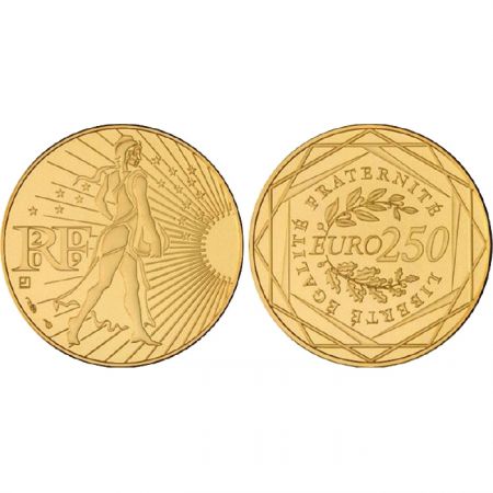 France - Monnaie de Paris SEMEUSE - 250 Euros OR FRANCE 2009