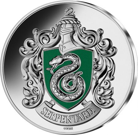 France - Monnaie de Paris Serpentard - 10 Euros Argent Couleur FRANCE 2022 (MDP) - Harry Potter