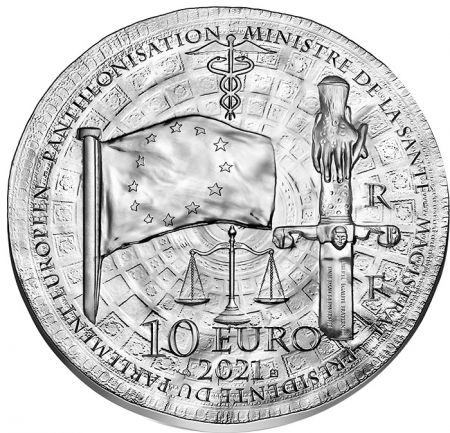France - Monnaie de Paris Simone Veil - Femmes de France 10 Euros Argent BE FRANCE 2021 (MDP)