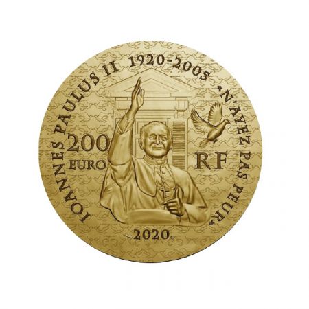 France - Monnaie de Paris Soeur Emmanuelle - Histoire de France 200 Euros Or BE FRANCE 2020 (MDP)