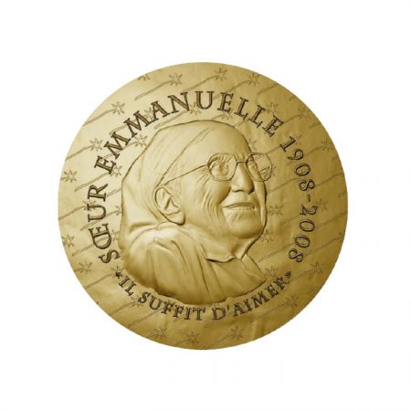 France - Monnaie de Paris Soeur Emmanuelle - Histoire de France 50 Euros Or BE FRANCE 2020 (MDP)