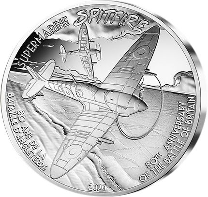 France - Monnaie de Paris Spitfire - 50 Euros Argent BE 2020 FRANCE (MDP)