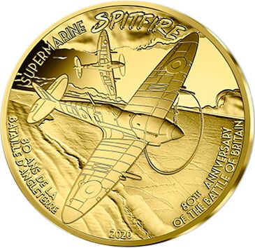 France - Monnaie de Paris Spitfire - 50 Euros OR BE 2020 FRANCE (MDP)