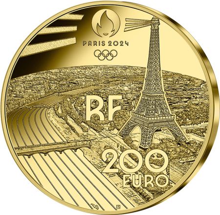 France - Monnaie de Paris Tour Eiffel - Héritage - Paris 2024 - 200 Euros OR BE 2024