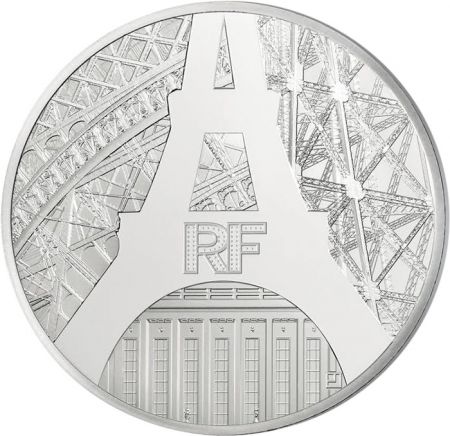 France - Monnaie de Paris UNESCO : TOUR EIFFEL - 50 Euros Argent BE - Monnaie de Paris 2014