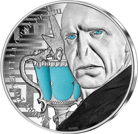 France - Monnaie de Paris Voldemort  - Harry Potter et la Coupe de Feu - 10 Euros Argent Couleur 2021 (MDP) - Harry Potter - Vag