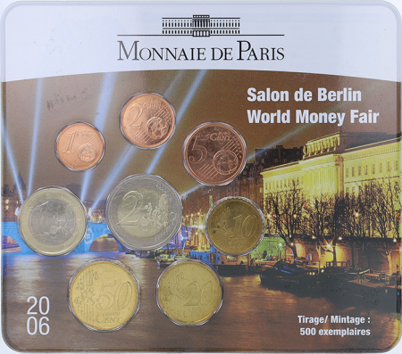 France - Monnaie de Paris World Money Fair Berlin 2006 - Miniset  BU FRANCE 2006 (MDP)