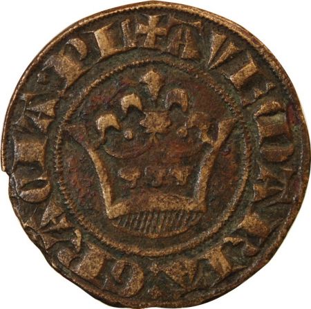 FRANCE  CHARLES VI - Jeton de compte à la couronne - XVe siècle - Mit.462