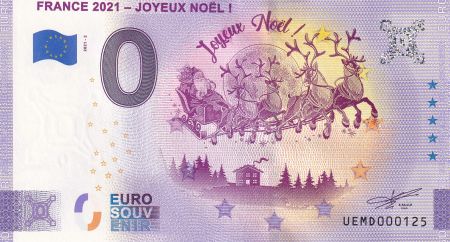 France 0 Euro - Joyeux Noël - 2021