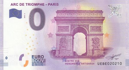 France 0 Euro 2018 - Arc de triomphe, Paris - Billet touristique