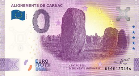France 0 EURO SOUVENIR - Carnac 2023