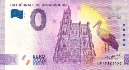 France 0 EURO SOUVENIR - Cathédrale de Strasbourg 2023