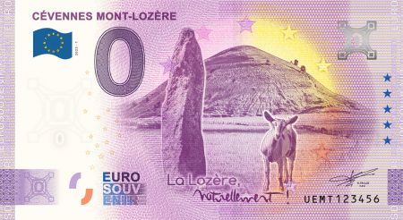 France 0 EURO SOUVENIR - CEVENNES MONT LOZERE 2023