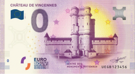 France 0 EURO SOUVENIR - Château de Vincennes 2023