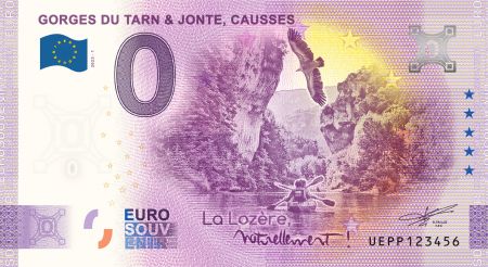 France 0 EURO SOUVENIR - GORGES DU TARN 2023