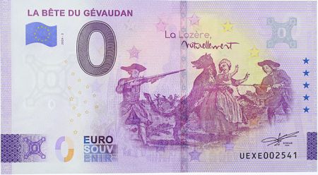 France 0 EURO SOUVENIR - La bête du Gévaudan