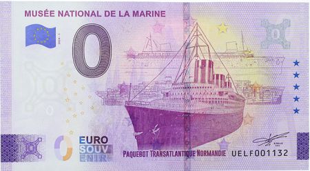 France 0 EURO SOUVENIR - Le Paquebot Normandie