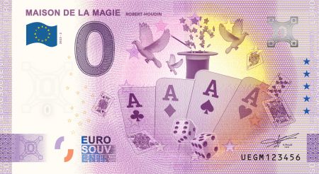 France 0 EURO SOUVENIR - Maison de la magie 2023