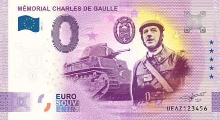 France 0 EURO SOUVENIR - Mémorial Charles de Gaulle 2023