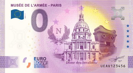 France 0 EURO SOUVENIR - Musée de l\'Armée des Invalides 2023