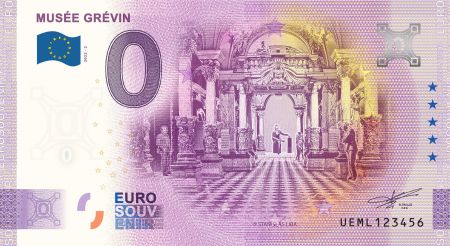 France 0 EURO SOUVENIR - Musée Grévin 2023