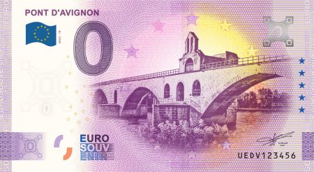 France 0 EURO SOUVENIR - Pont dAvignon 2023