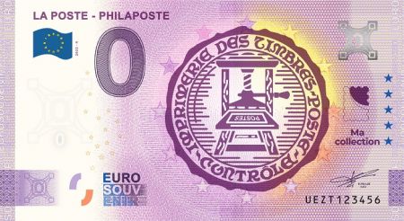 France 0 Euro Souvenir 2022 - La Poste Philaposte