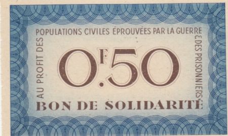 France 0.50 Franc Bon de Solidarité - 1941-1942