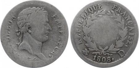 France 1/2 Franc Napoléon I - 1808 D