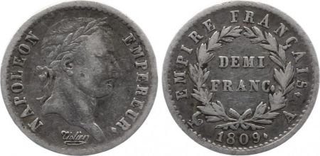 France 1/2 Franc Napoléon I - 1809 A