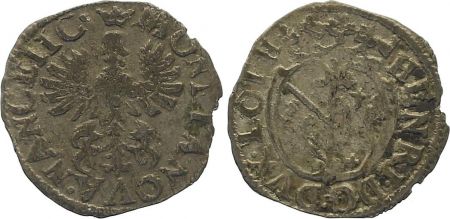 France 1/2 Gros, Duché de Lorraine - Henri II (1608-1624) 3 ème ex