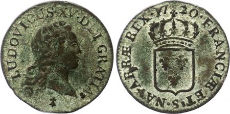 France 1/2 Sol Louis XV - 1720 S Reims