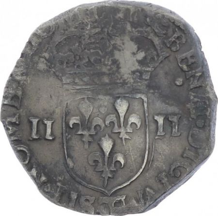 France 1/4 Ecu Louis XIII - 1/4 d\'écu au marteau - 1623 T