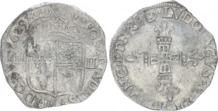 France 1/4 Ecu Louis XIII - 1/4 d\'écu de Béarn - 1629 F
