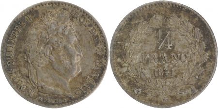 France 1/4 Franc - Louis Philippe I - 1841 A