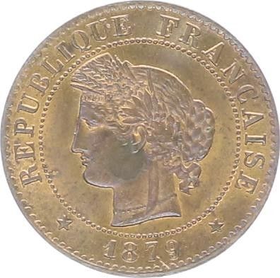 France 1 Centime Cérès - Troisième République - 1879 A