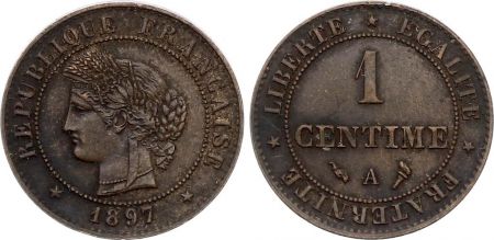 France 1 centime Cérès - Troisième République - 1897A