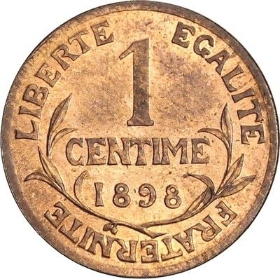 France 1 Centime Dupuis  - SLP- 1898