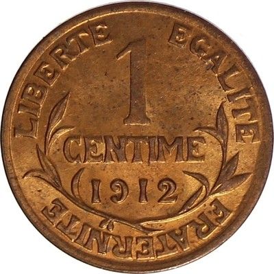France 1 Centime Dupuis - SPL - 1912