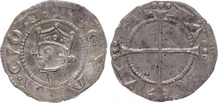 France 1 Denier, Comté de Provence - Alphonse II d Aragon (1196-1209)
