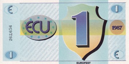 France 1 Ecu - Eurofest - 1987