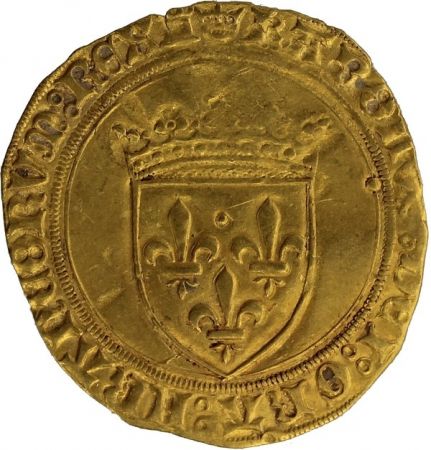 France 1 Ecu d\'Or, Charles VII (1422-1461) - Tours