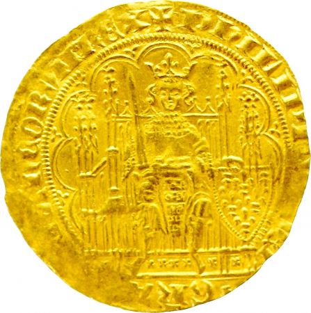 France 1 Ecu d\'Or à la Chaise, Philippe VI de Valois (1328-1350) - 1349