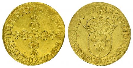 France 1 Ecu d\'Or au Soleil, Henri III - 1576 Paris