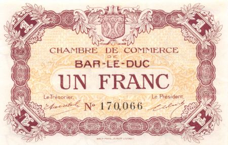 France 1 Franc - Chambre de Commerce de Bar-le-Duc - SPL