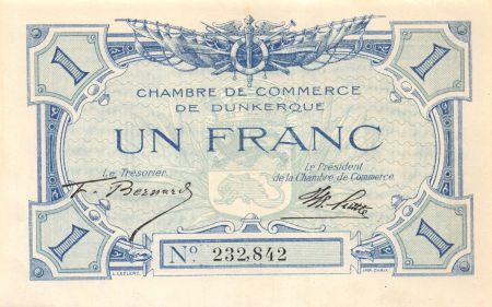 France 1 Franc - Chambre de Commerce de Dunkerque  - SPL