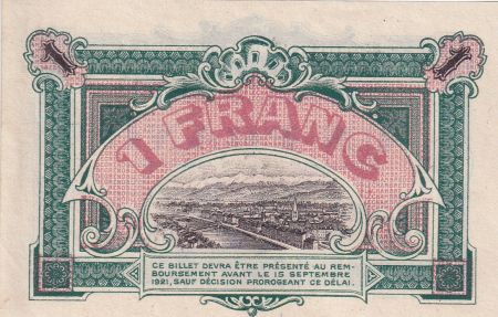 France 1 Franc - Chambre de commerce de Grenoble - 1916 - Série 105 - P.63-6